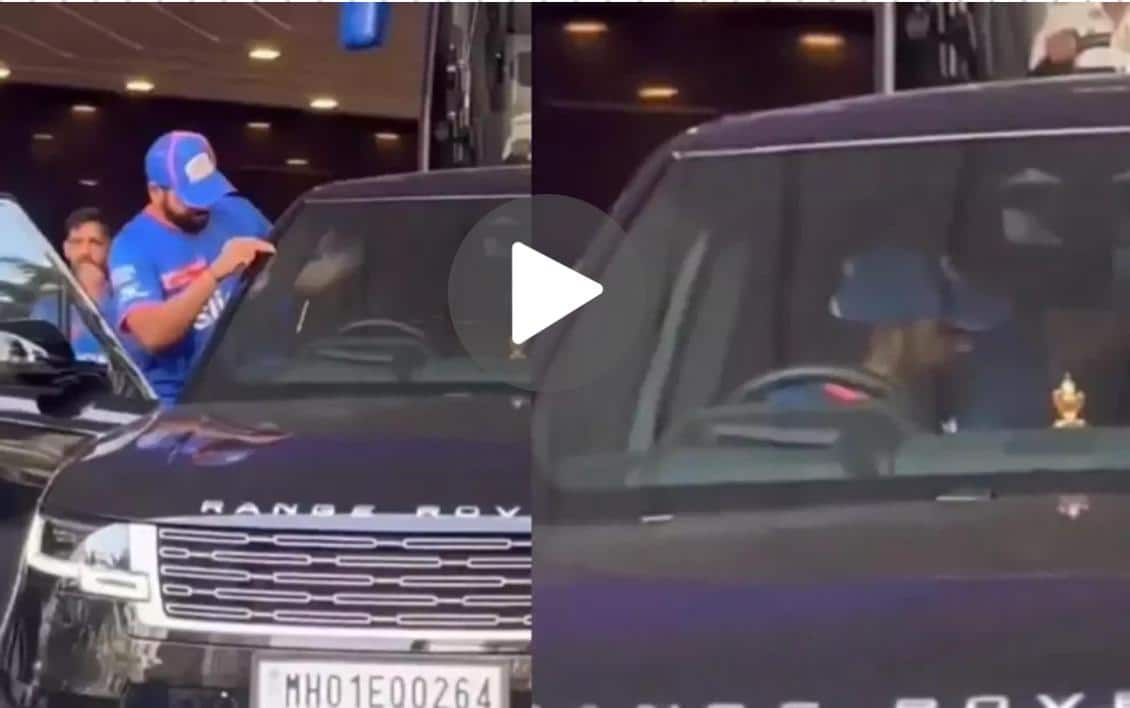 [Watch] Rohit Sharma Travels To Stadium In His Range Rover With Unique '264' Number Plate
